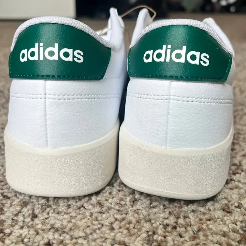 NWT ADIDAS Breaknet 3.0 Sneaker, Tennis Shoe, Men's Size 10, White/Green